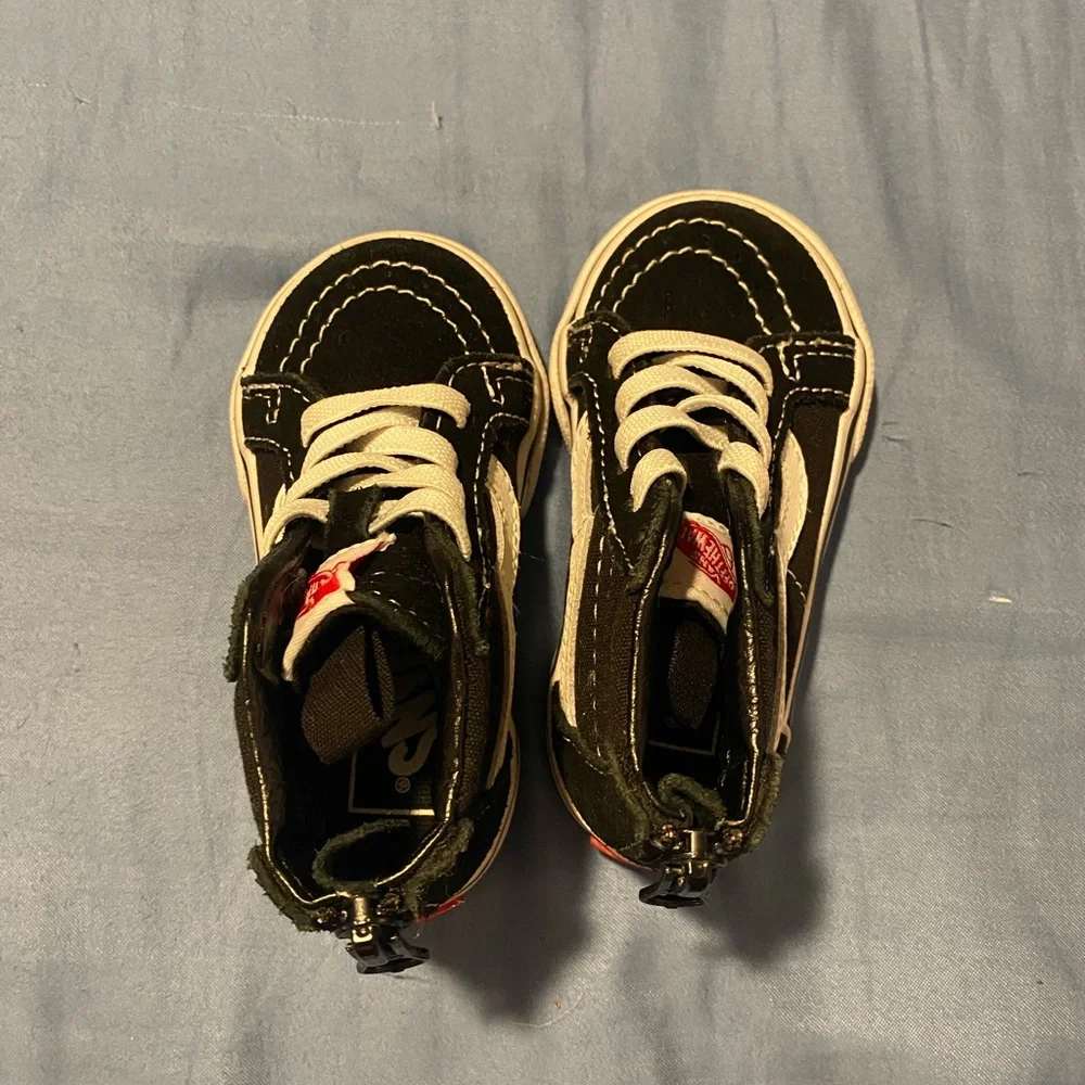 Vans Black and White Kids' High-Tops